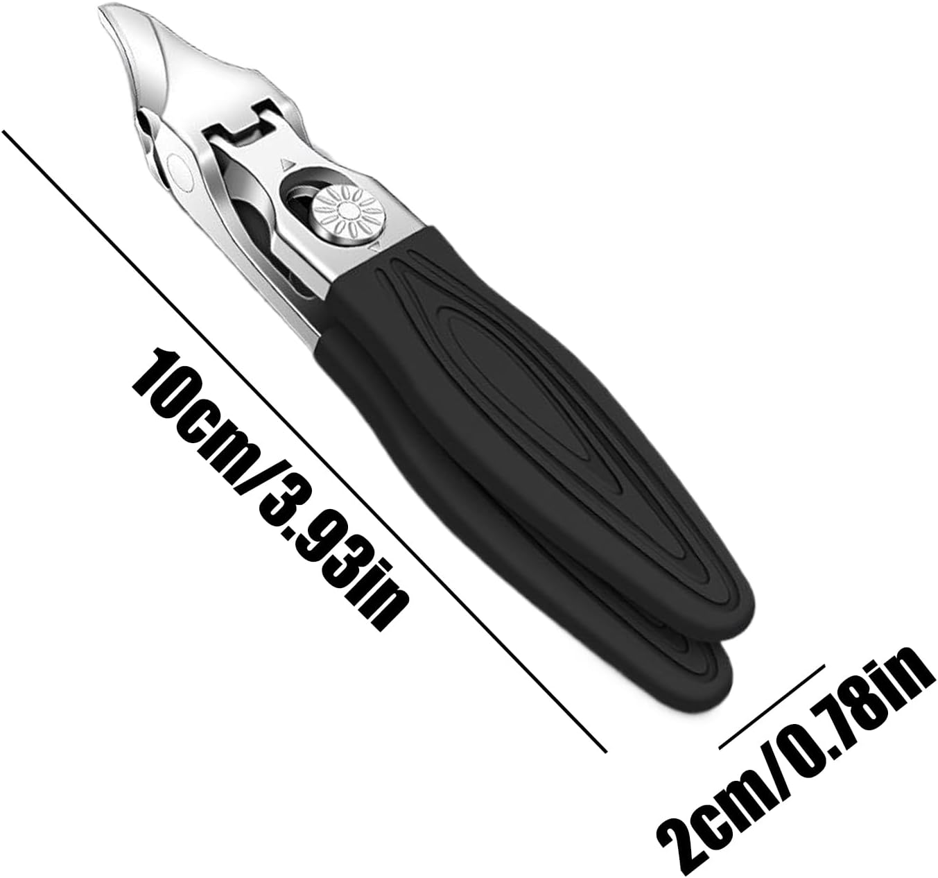 Side Nail Clippers - Slanted Tip Cuticle Nail Clipper,Anti-Splash Professional Remover Tool for Seniors Women Personal Grooming Foot Care image number 4