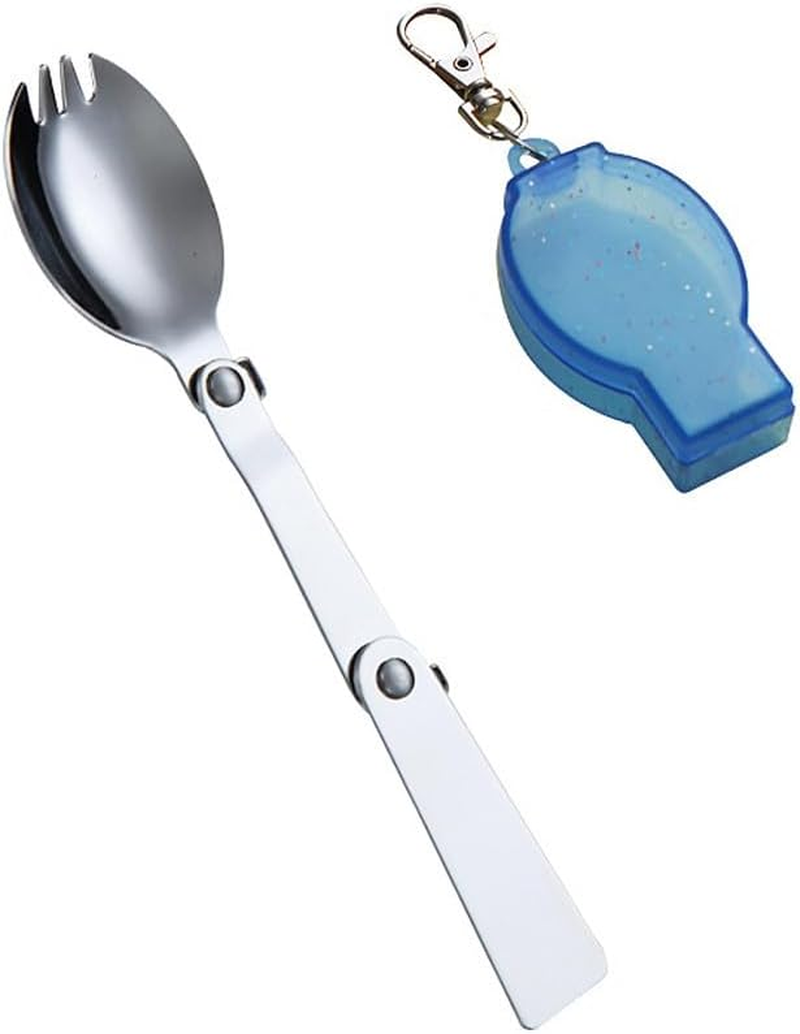 Silverware Folding Forks with Case - Portable, Foldable Travel & Camping Forks - Collapsible Pocket Fork with Storage Box - Retractable Salad & Dinner Fork - Compact Picnic & Hiking Fork image number 2