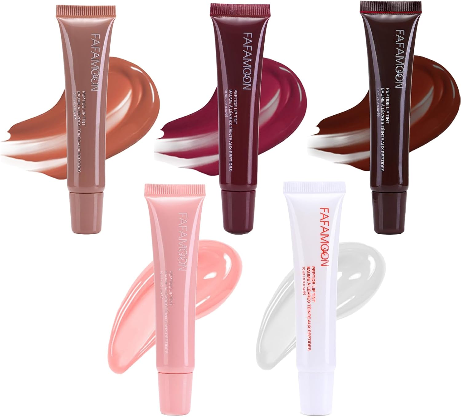 Welhammsae 12 Colors Matte Liquid Lip Gloss Set, Nude Glitter Lipstick Lip Gloss with Case, Makeup Set Velvet Matte Long Lasting Waterproof Non-Stick, High Pigment Lip Makeup for Women Girls