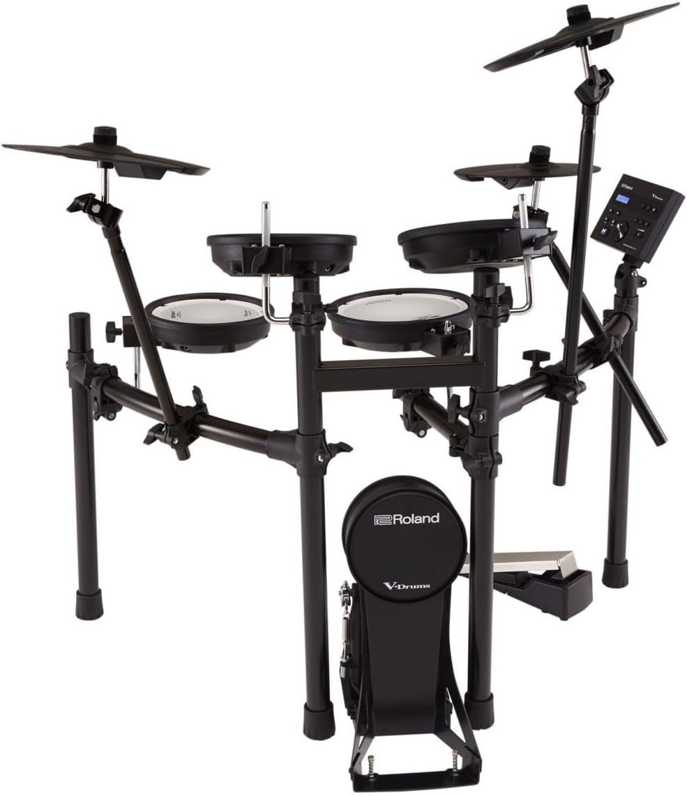 Roland TD-07KV Electronic V-Drums Kit &ndash; Legendary Dual-Ply All Mesh Head Kit with Superior Expression and Playability &ndash; Bluetooth Audio & MIDI &ndash; USB for Recording Audio and MIDI Data &ndash; 40 FREE Melodic image number 5