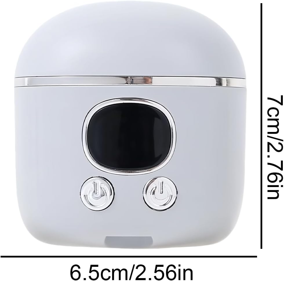 Automatic Nail Clipper, Grinder with Light, High-Speed Electric Nail Cutter with Light, for Men Women Kids Senior Elderly Pedicure Ingrown Nails Travel - White image number 2