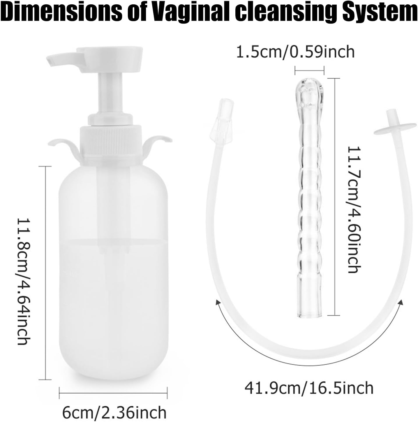 Mineens 300Ml Enema Bulb Kit &ndash; Medical-Grade Anal Douche & Vaginal Cleansing System,Reusable Enema Kit With1 Nozzle Tips for Colon Cleansing, Detox & Hygiene,Portable Douche for Men & Women image number 4