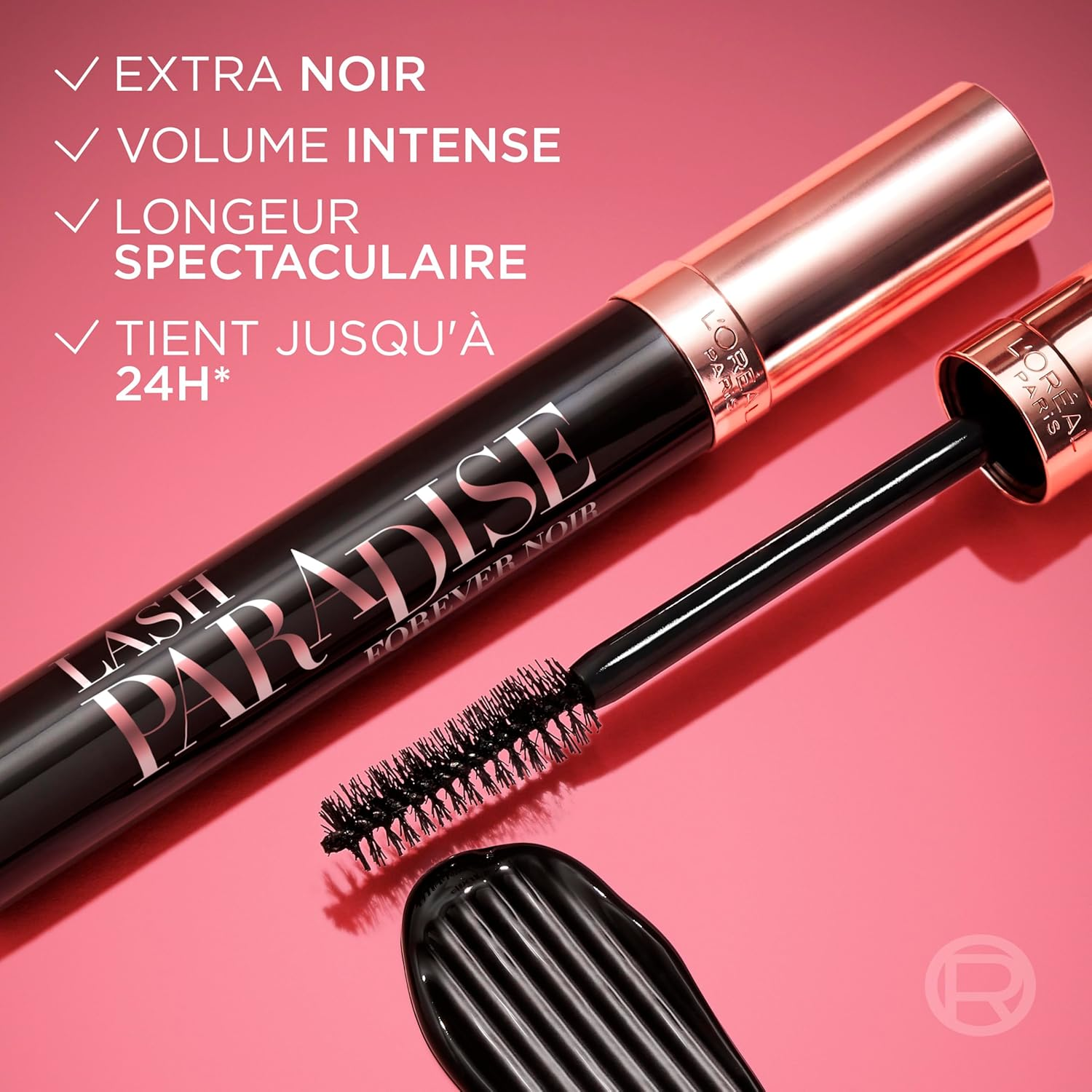 L'Oreal Paris Paradise Forever Noir Mascara (Pack of 2) image number 4