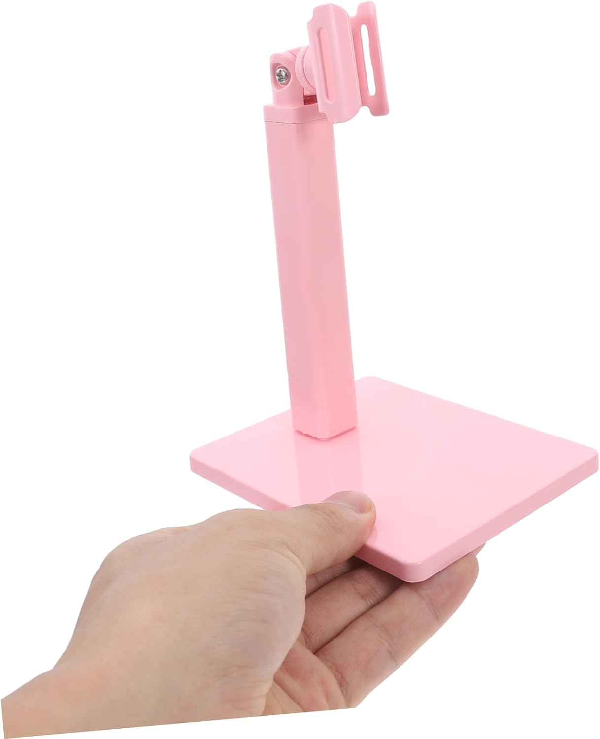 EXQUIMEUBLE 360-Degree Rotating Nail Art Lamp Stand Portable Usb Manicure Drying Rack for Nails Pink Color for Home and Salon Use image number 6