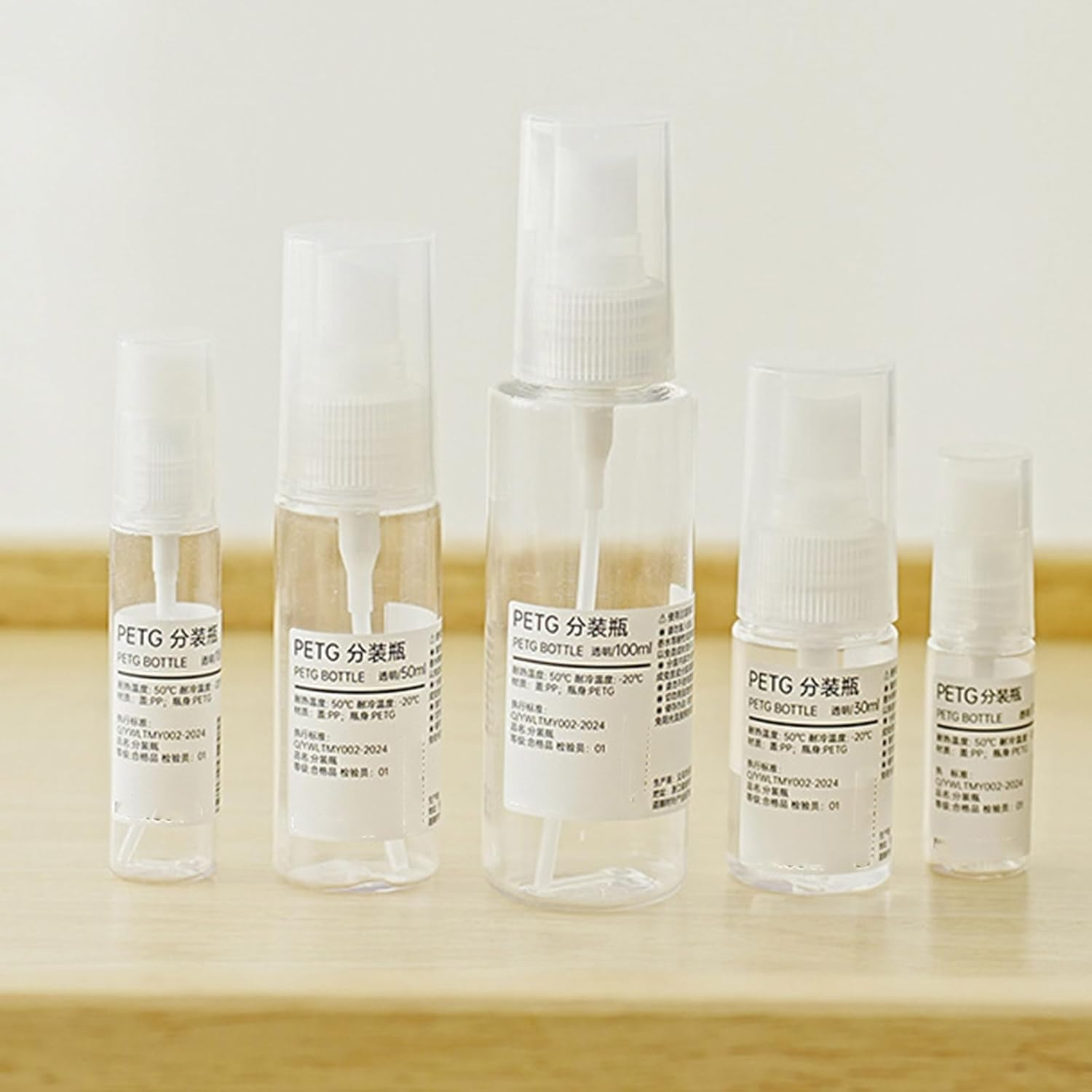 Travel Perfume Bottle Mist Spray Bottle Empty Clear Atomizer Container Portable Perfume Sample Bottle Small Sprayer