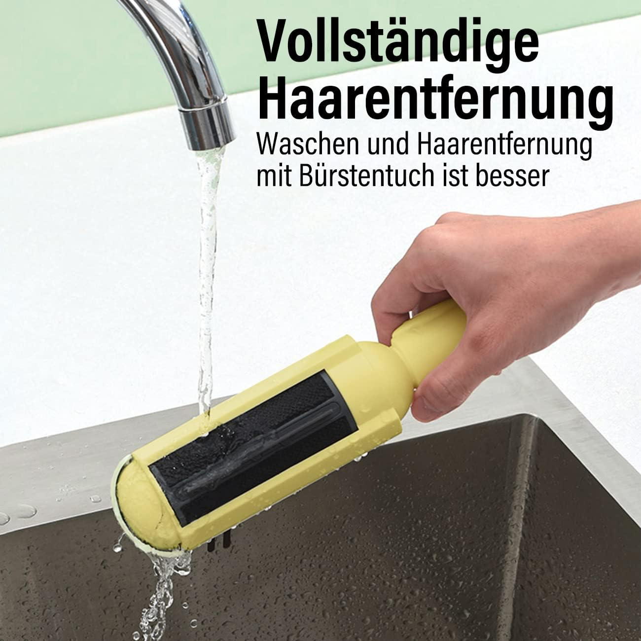 FQQF Lint Roller Pet Hair, Reusable Pet Hair Remover, Lint Brush for Cat Hair and Dog Hair Removal, Reusable for Sofa, Car, Bed, Clothes image number 2