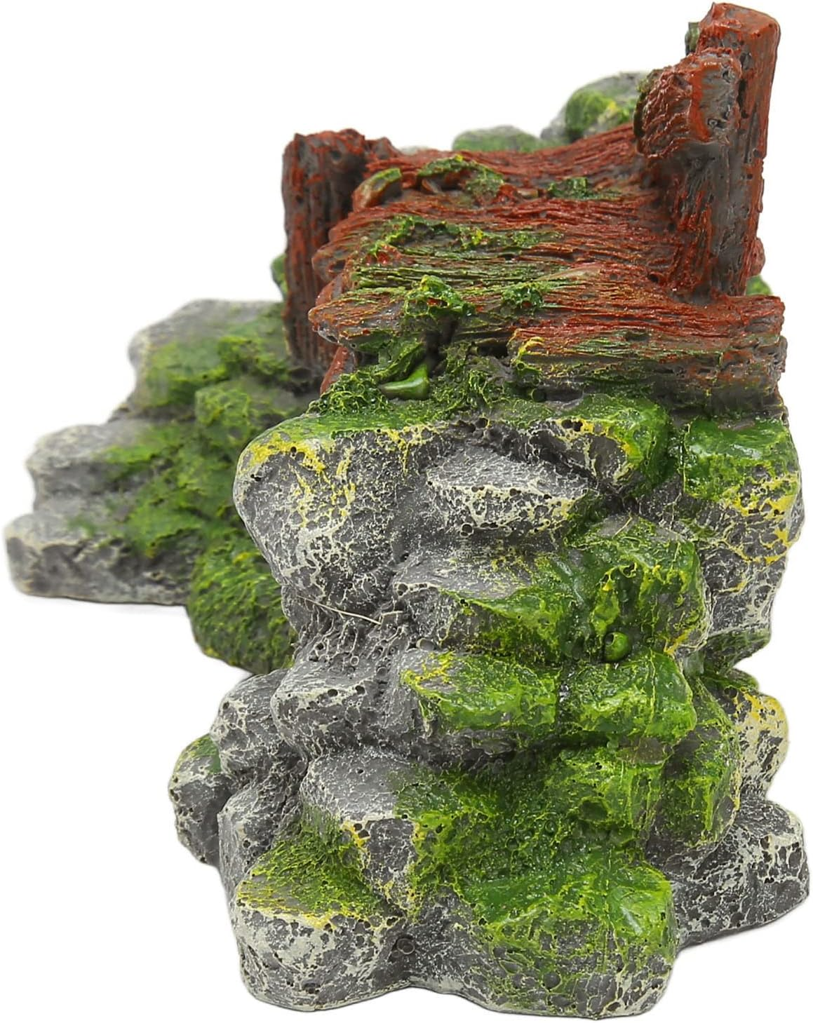 18Cm/7Inch Resin Mountain Fish Tank Decoration: Enhance Your Underwater Environment or Outdoor Garden with This Exquisite Aquarium Ornament image number 5