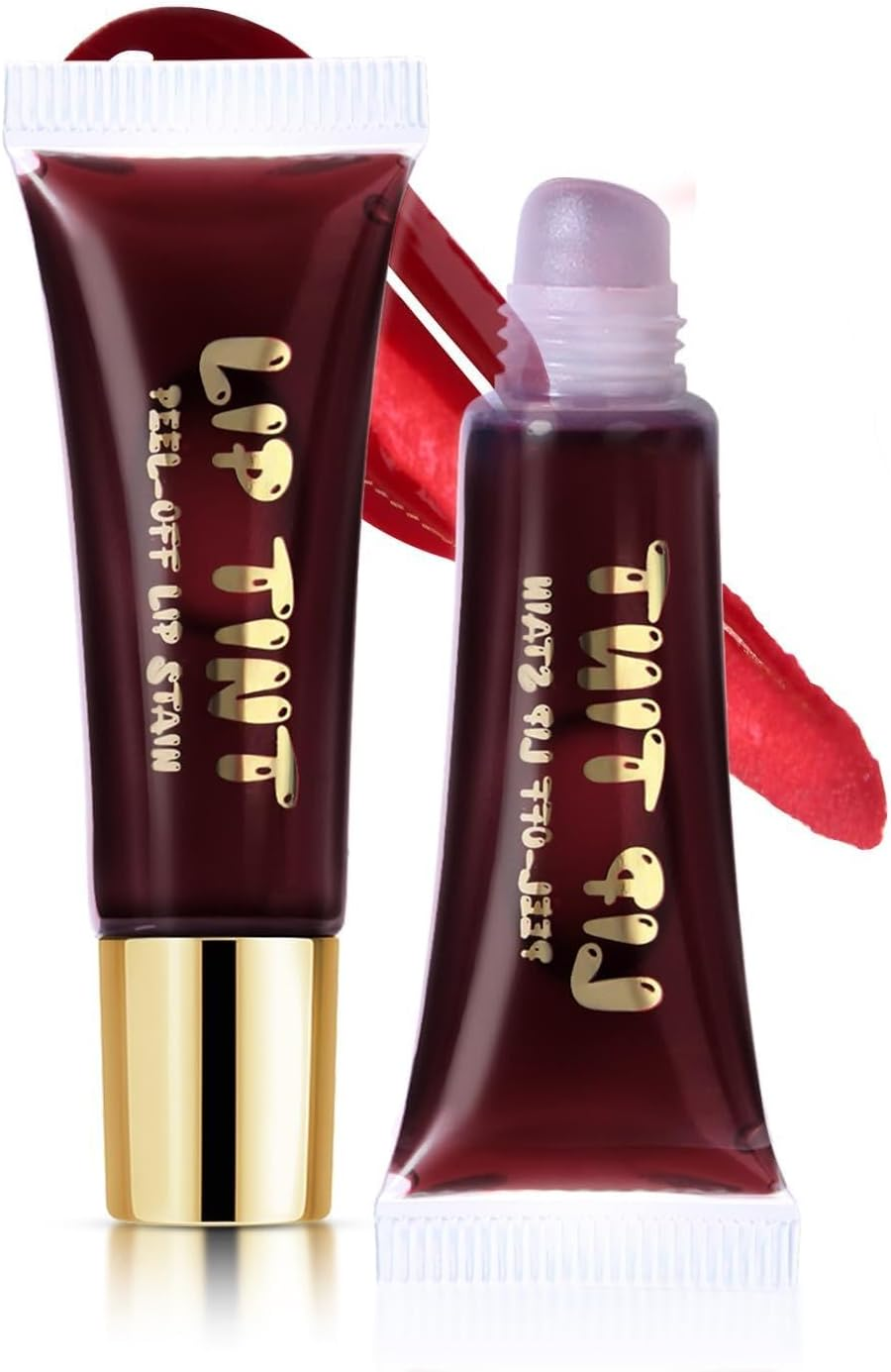 DAGEDA Lip Stain Peel Off, Non-Sticky, Transfer-Proof Tattoo Lip Tint Stain, Waterproof and Long-Lasting Peel off Lip Tint, Lip Gloss Peel off with Matte Finish (05)
