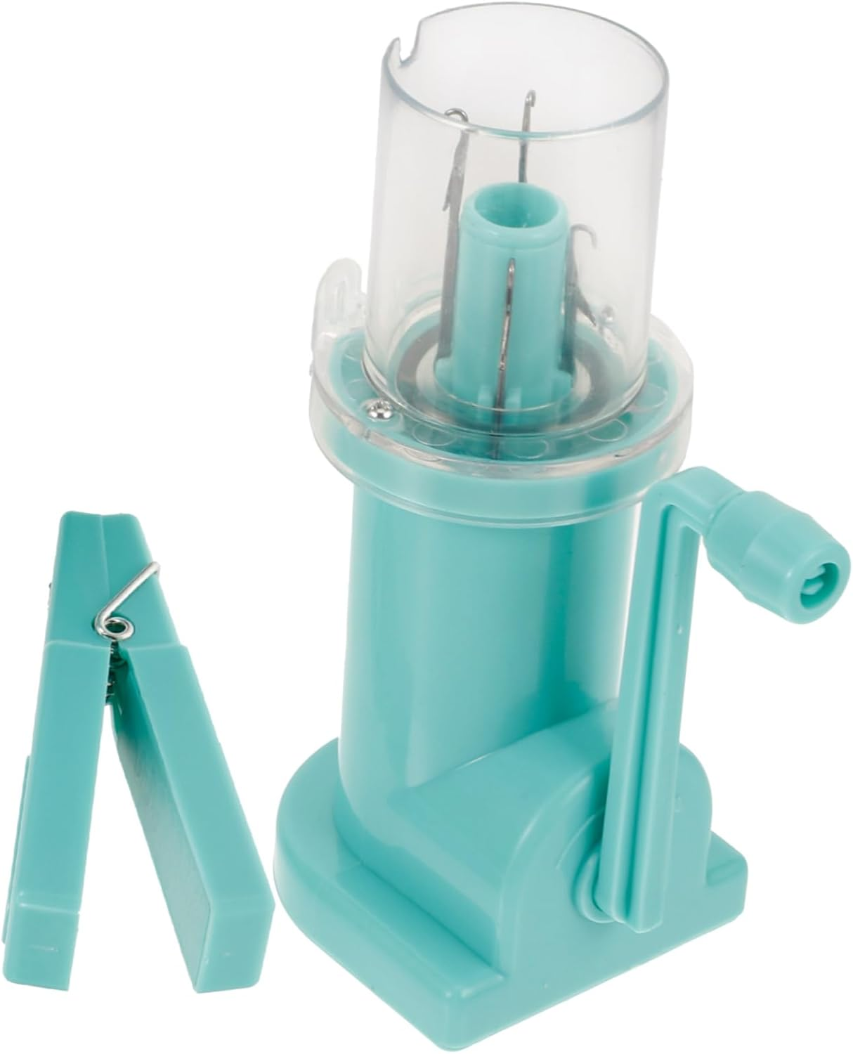 STOBOK Mini Hand Knitting Mill Easy Use Craft Machine for Yarn for Beginners to Create Scarves Hats and Other Creative Projects for Home Use image number 2