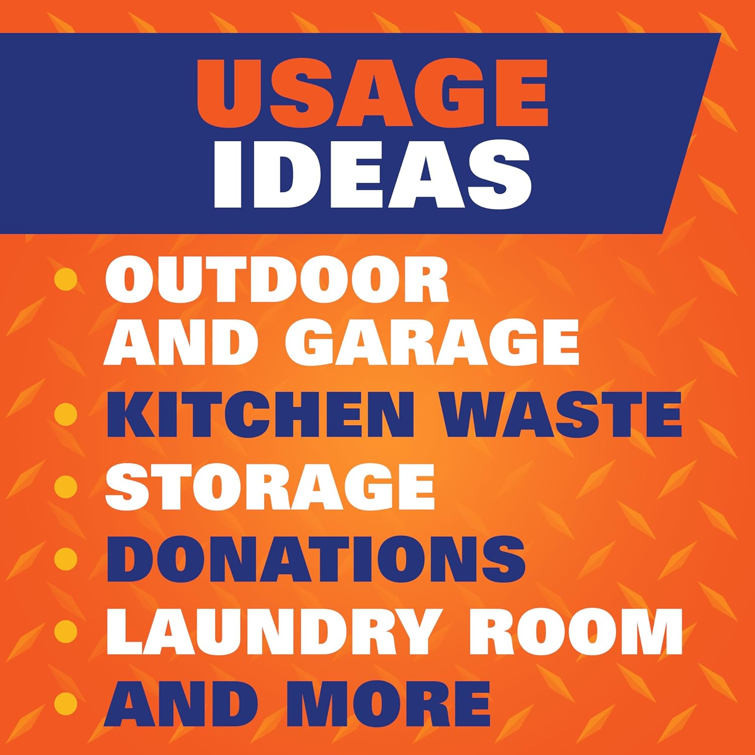 Hefty Strong Multipurpose Large Black Garbage Bags - 30 Gallon, 74 Count image number 1