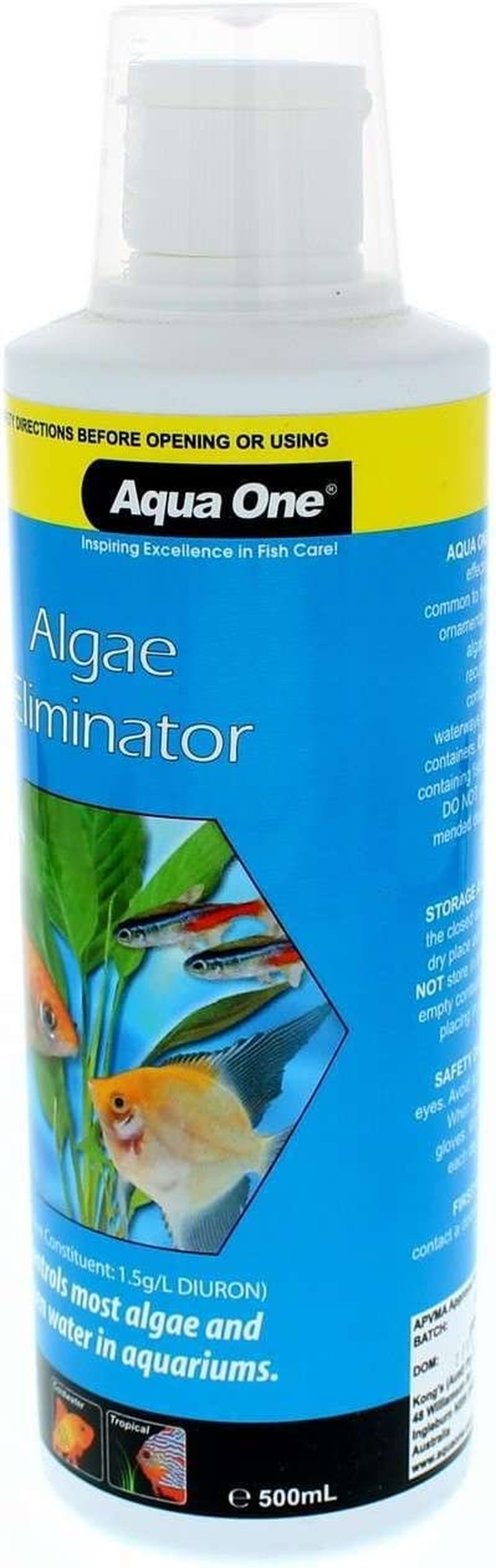 Treatment Algae Eliminator 500Ml 92144 Fish Tank Aquarium Aqua One image number 3