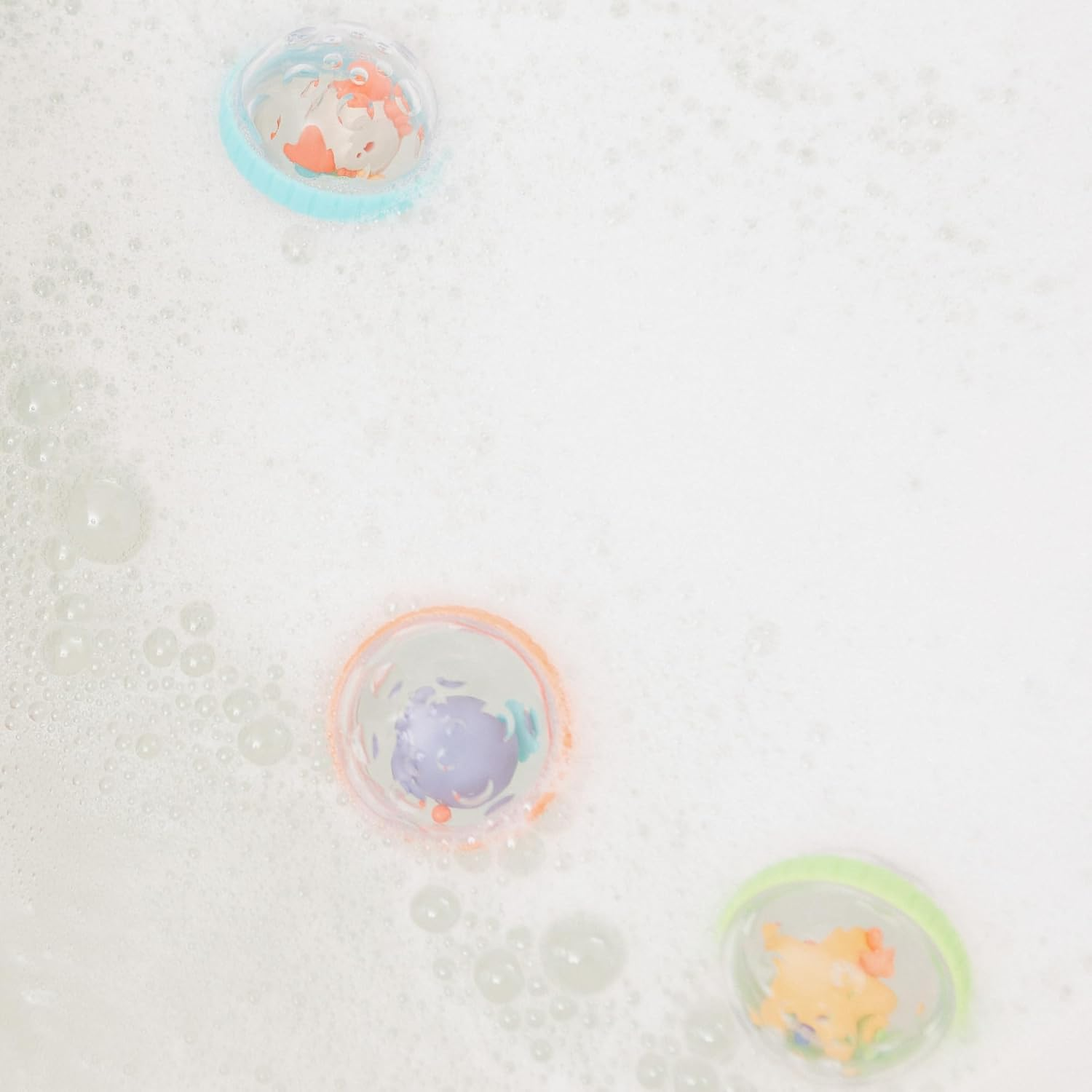 Nuby Floating Bubbly Buds Baby Bath Toy - Sensory Play | Easy to Hold | Easy Clean image number 4