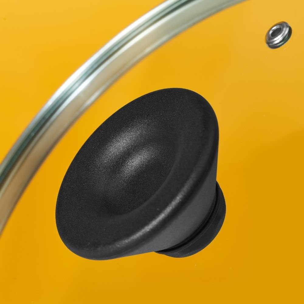 Meyer Bauhaus Non Stick Cookware Set, 26Cm/4.1L Chef'S Pan, Deep Frying Pan, Induction Compatible, Dishwasher Safe, Oven Safe, Sesame Grey with Lids image number 3