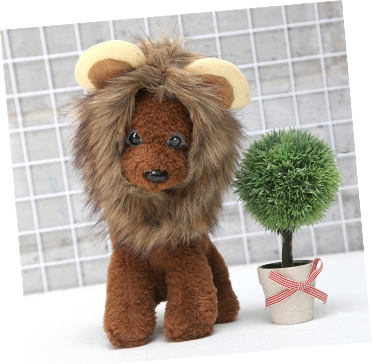 Levemolo Cat Dress up Costume Cat Lion Costume Cat Customs for Halloween Cosplay Hats Lion Mane Dog Costume Dogs Halloween Costumes Cat Hats Caps Lion Wig Head Cap Accessories Pet image number 4