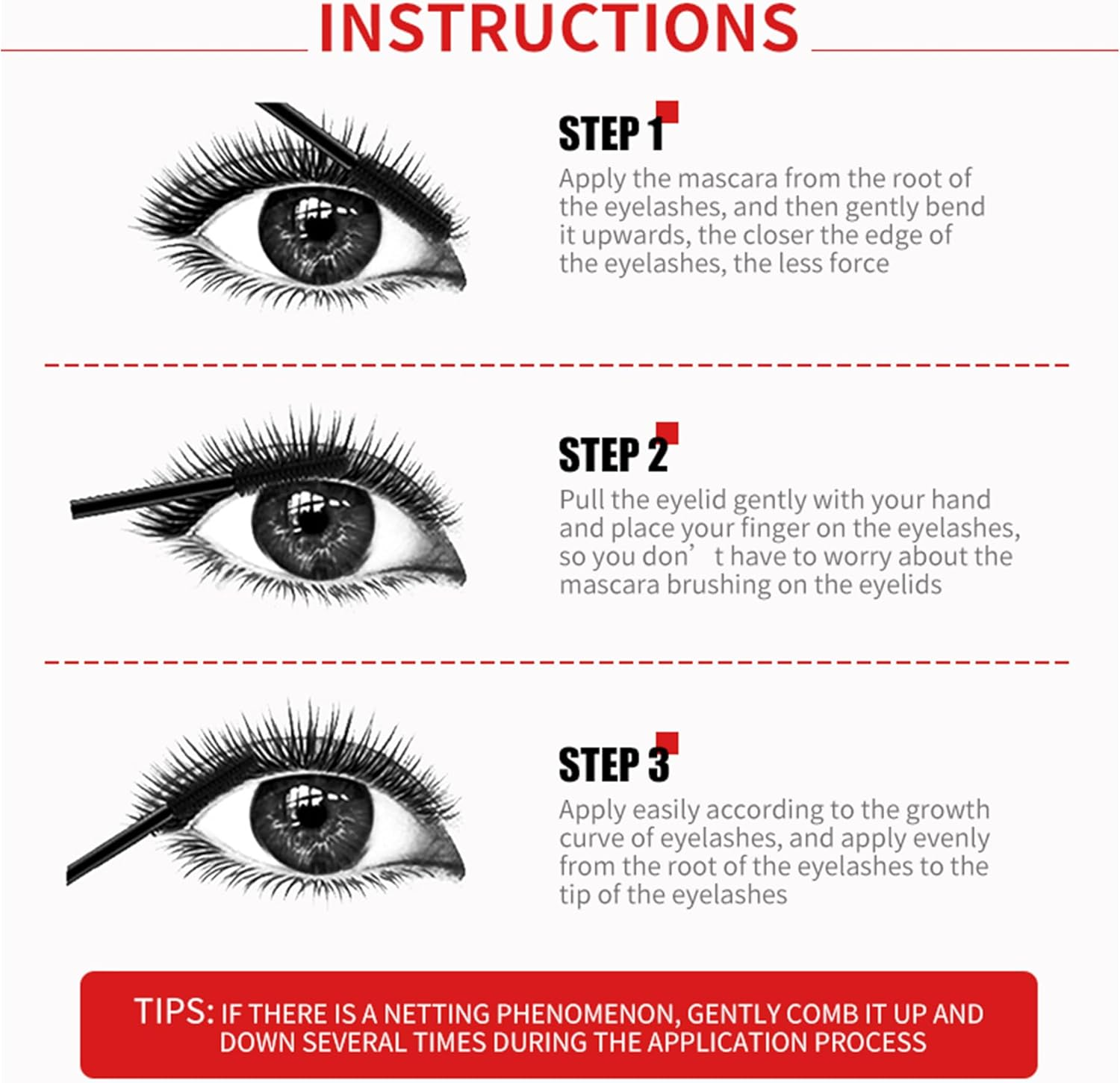 Mascara Waterproof Non-Smudding Mascara Foreign Eyelash Styling Primer image number 1