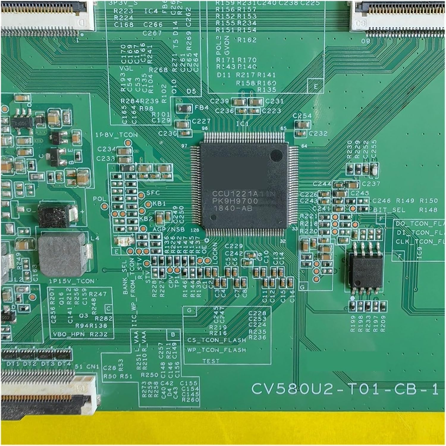 CV580U2-T01-CB-1 T-CON Logic Board E3Ccbb5800110G，Compatible for HITACHI 58Hk6100U，Compatible for SHARP Lc-58Q7330U，Compatible for HISENSE 58R6E 58Inch TV Accessories image number 4