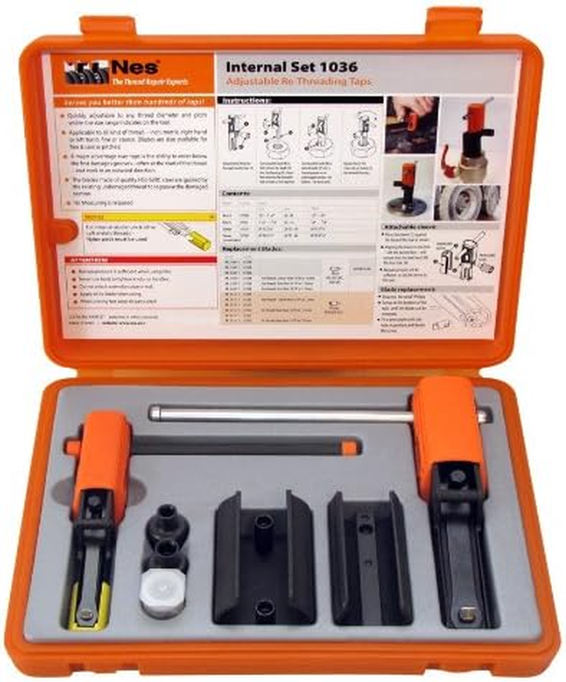 Nes Internal Thread Repair Kit, 5/16" to 1 1/4", 4-Piece, NES1008
