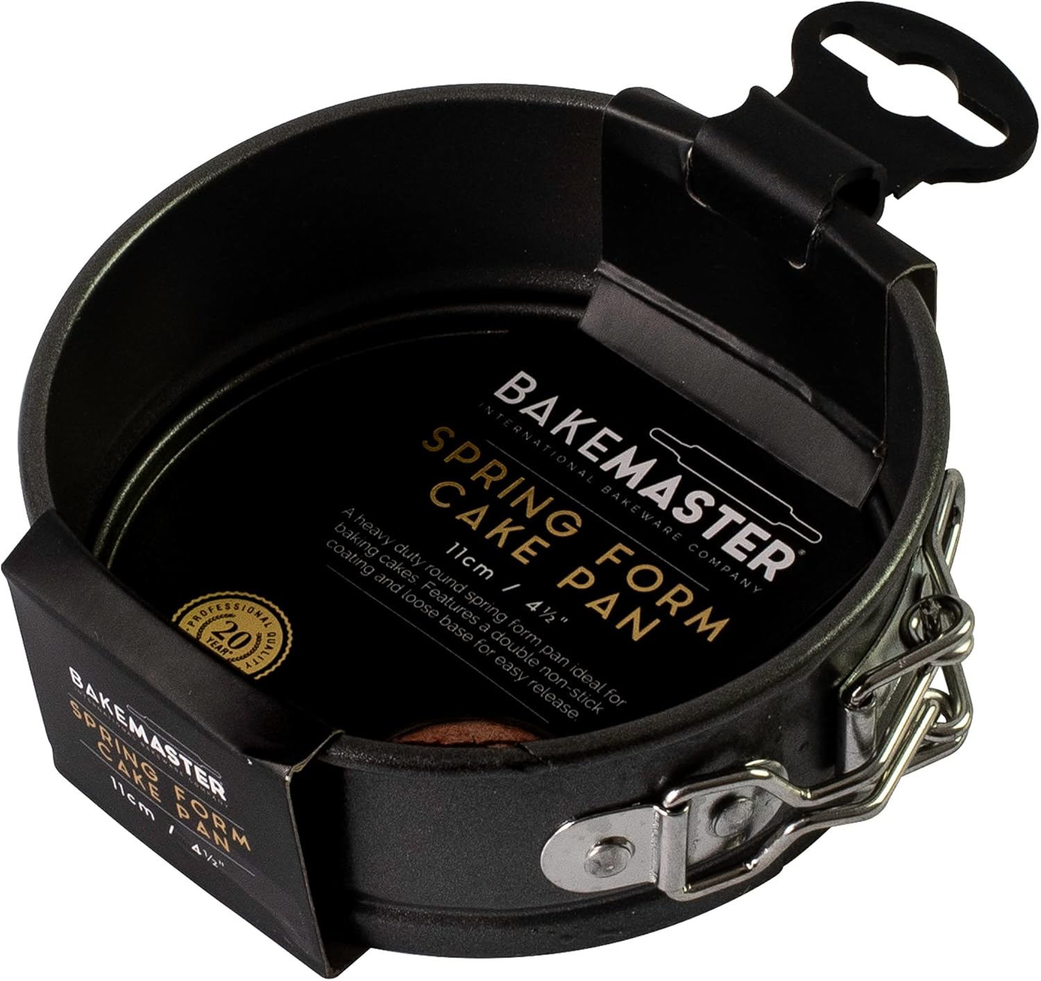 Bakemaster Springform Non-Stick round Cake Pan, Black, 40050 3.5 Cm*11 Cm* 11 Cm