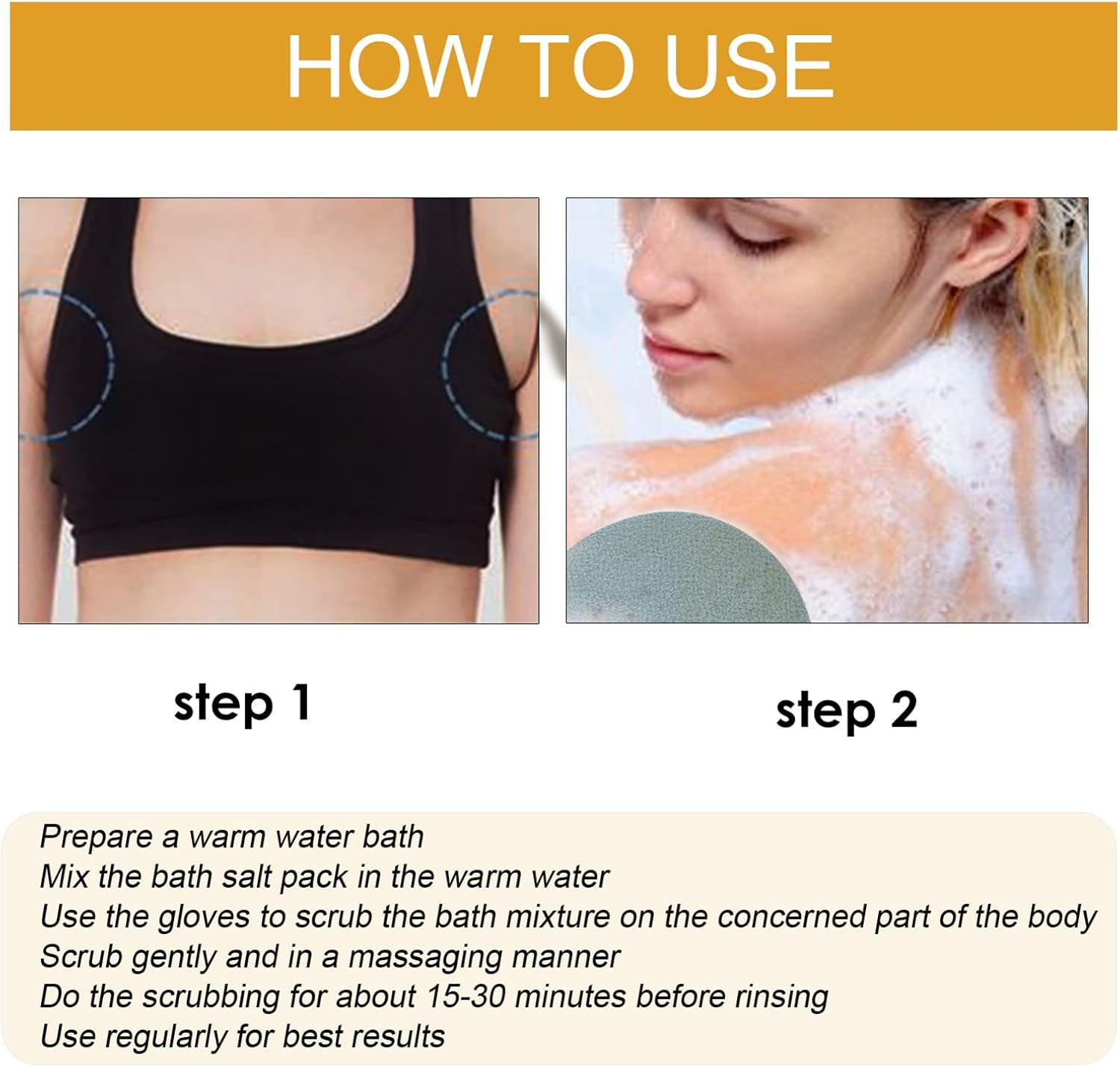 30G Ginger Bath Scrub Salts Improves Lymphatic Swelling Dissipate Moisture Smooth Clean image number 3