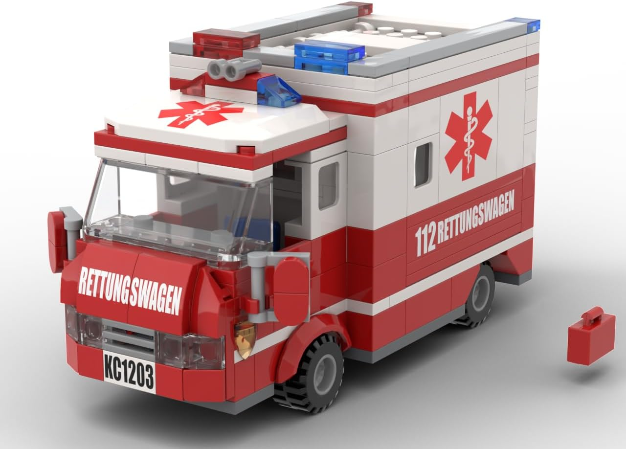 Kiddicraft KC1203 Ambulance - Clamping Blocks image number 5
