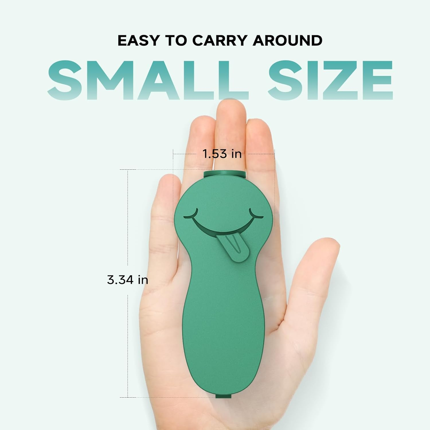 RONAVO Tongue Scraper Tongue Cleaner (2024) Tongue Scraper for Adults Portable Storage Tongue Coating Removal Bad Breath Care Metal Tongue Scraper with Green Carrying Case - Black image number 4