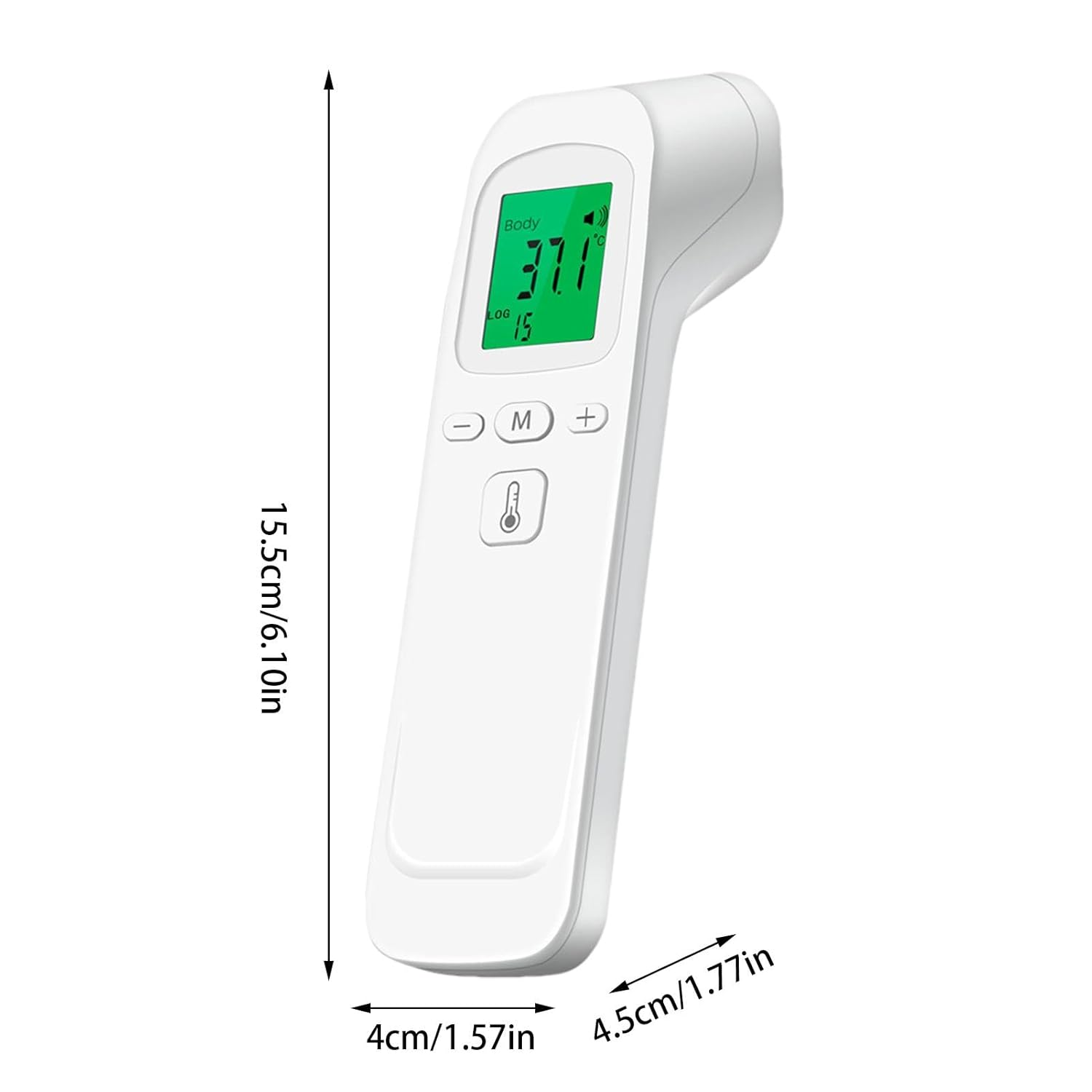 Human Infrared Temperature Gauge - No Touch Temperature Gauge,Forehead Temperature Gauge, Digital Temperature Gauge for Adults and Kids, Fever Check Temperature Gauge image number 2