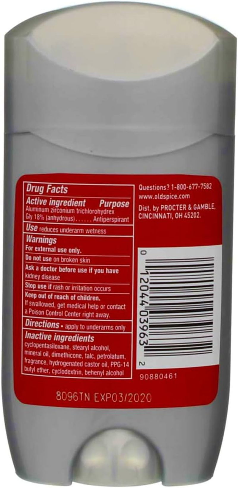 Old Spice Men'S Bearglove Anti-Perspirant/Deodorant 2.6 Oz (Pack of 6) image number 2