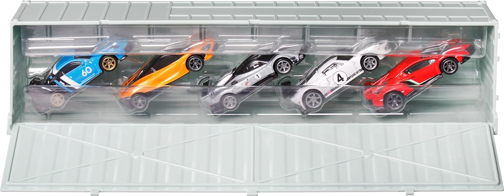 Hot Wheels Cars, Premium Car Culture Speed Machines Container Set with 5 1:64 Scale Die-Cast Cars in Collectible Container image number 3