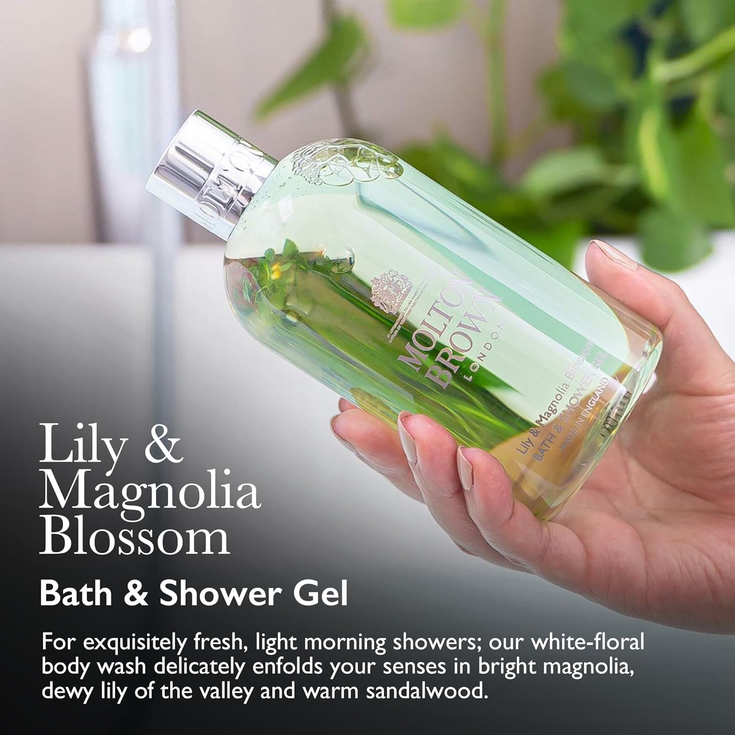 Molton Brown Lily & Magnolia Blossom Bath & Shower Gel 300Ml/10Oz image number 2