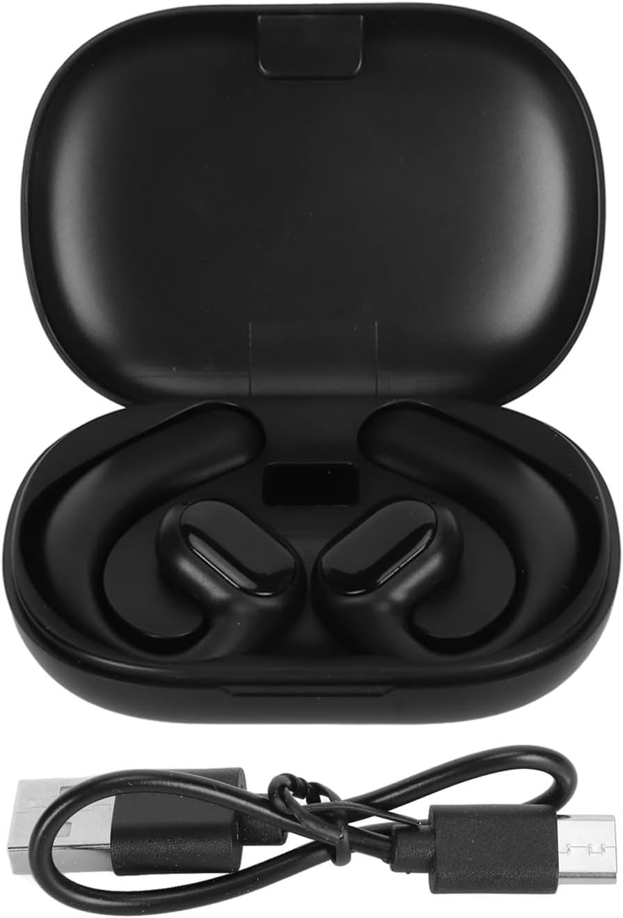 Language Translator Earbuds, Bluetooth Wireless Real Time Translator Earphone, Noise Reduction Translator for 144 Languages Online, for Business Travel Learning (Black) image number 1