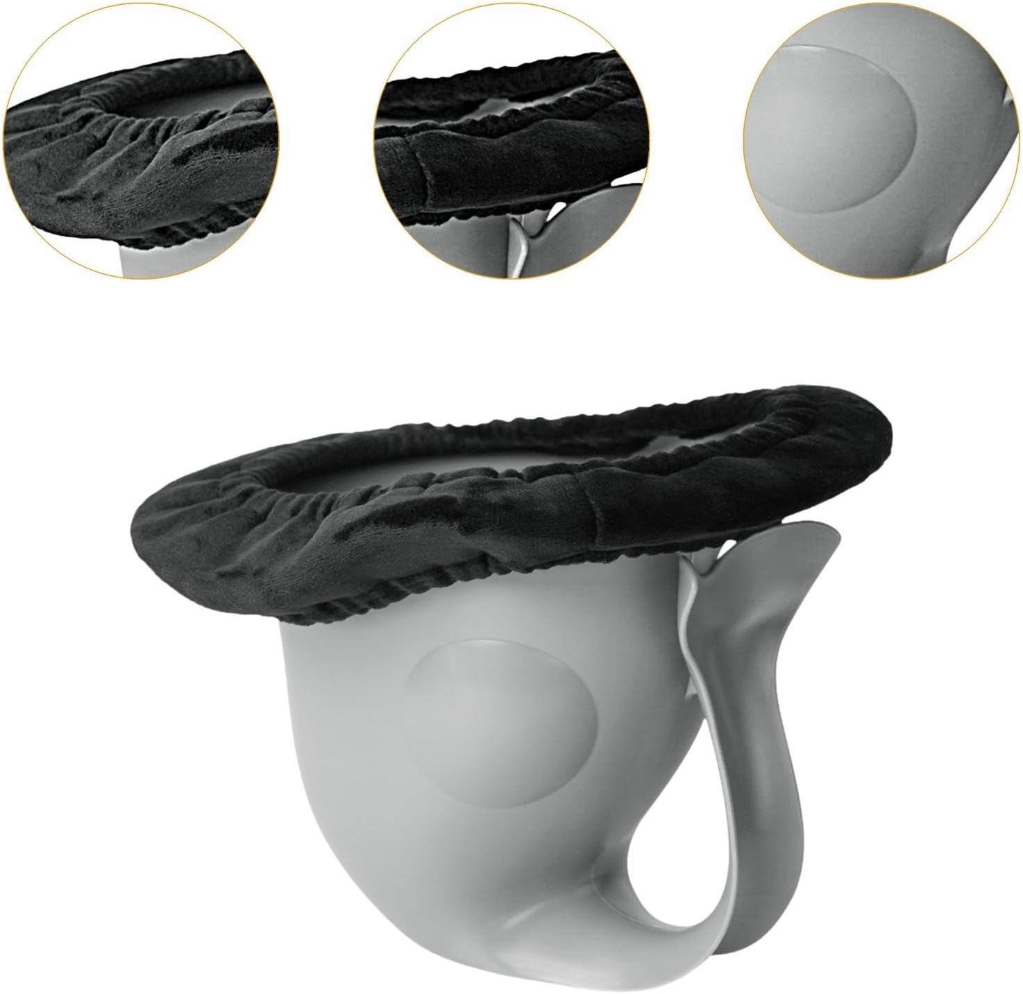 Potty for Newborns Travel Toilet Multi-Use Emergency Urinal Travel Urinal for Park -Picnic Car Hiking, Gray image number 1