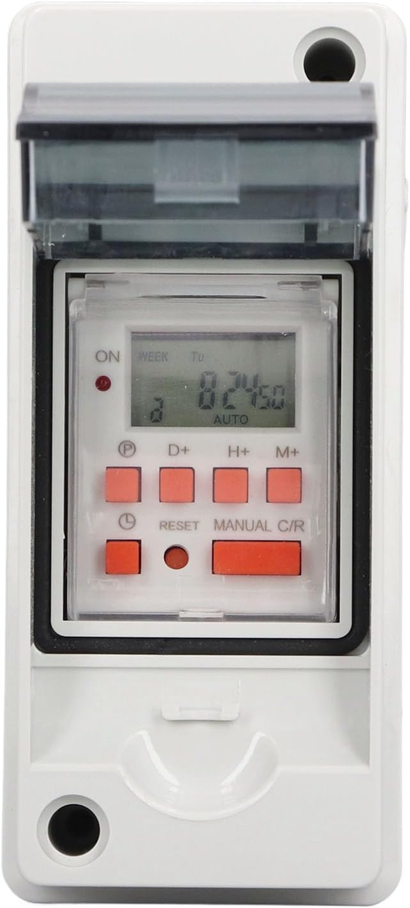 Pool Pump Timer, Water Proof Digital Timer Box with 7 Day 28 on off Schedules Programmable, LCD Display, for Outdoor Motor Driven Devices image number 6