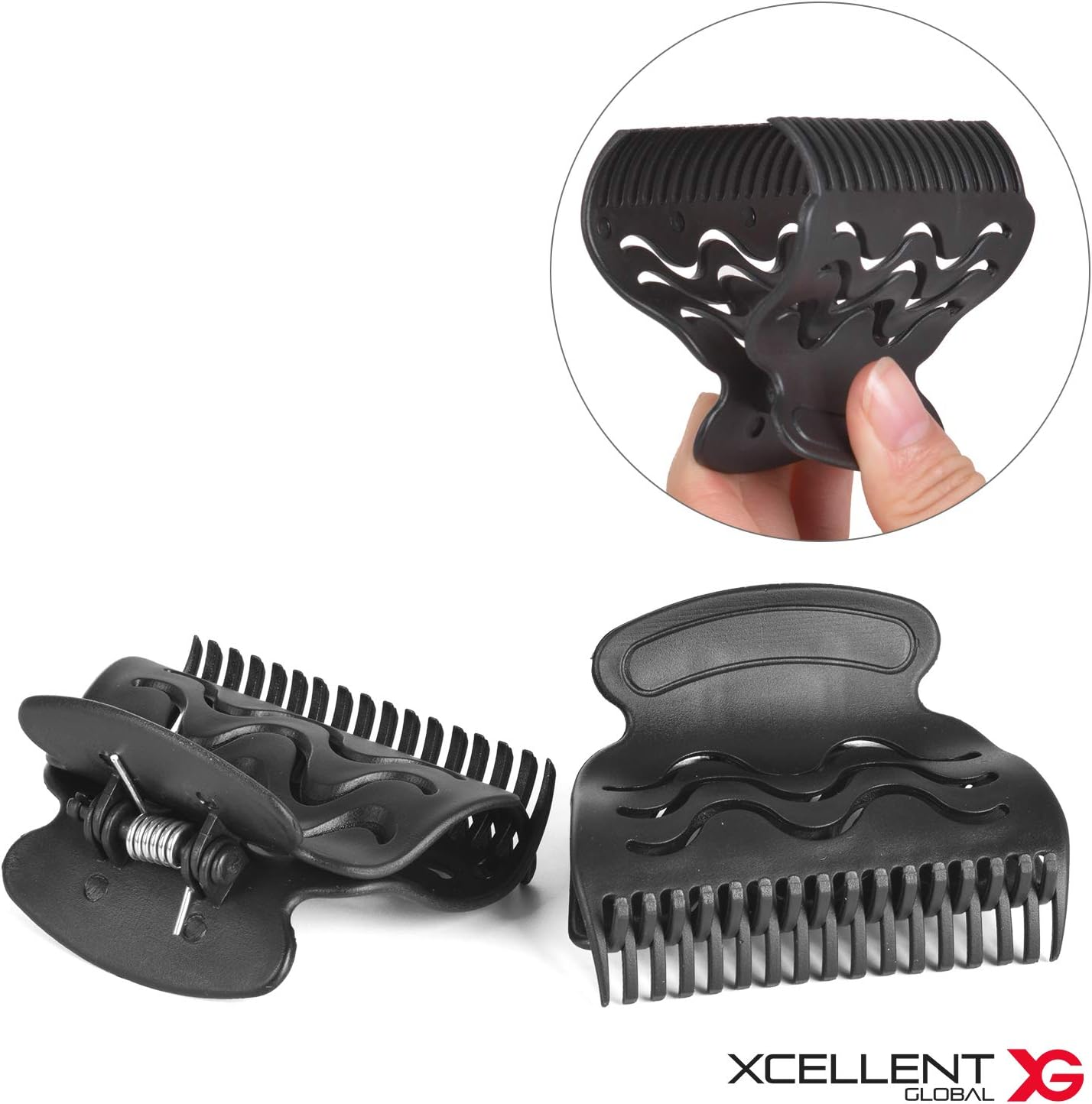 Round Hair Brush Set with Detachable Barrels Styling Tool, 6 Barrels 1 Handle 6 Clips, Small Medium Large image number 3