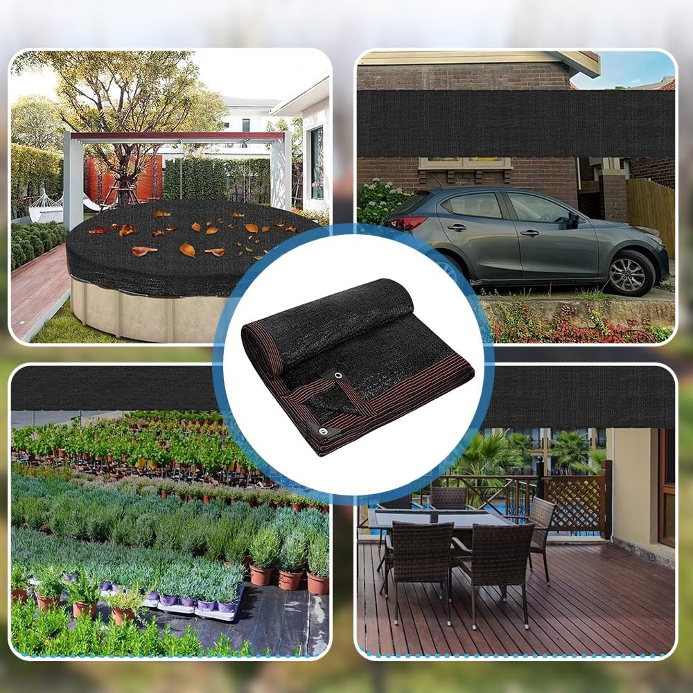 Rectangular Pool Leaf Cover, Multi-Purpose Pool Protection Kit for Covering Pools, Collecting Leaves and Debris, Easy to Use, Portable, Suitable for Home, Garden, Yard, Hotel and Outdoor (5M*8M)