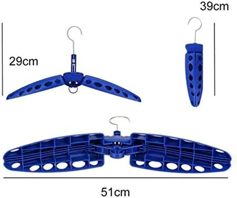 Mo'Re Wetsuit Hanger Foldable Surfing Suit Hangers Scuba Diving Accessory Folding Vented Hanger (Green) - Orange image number 2