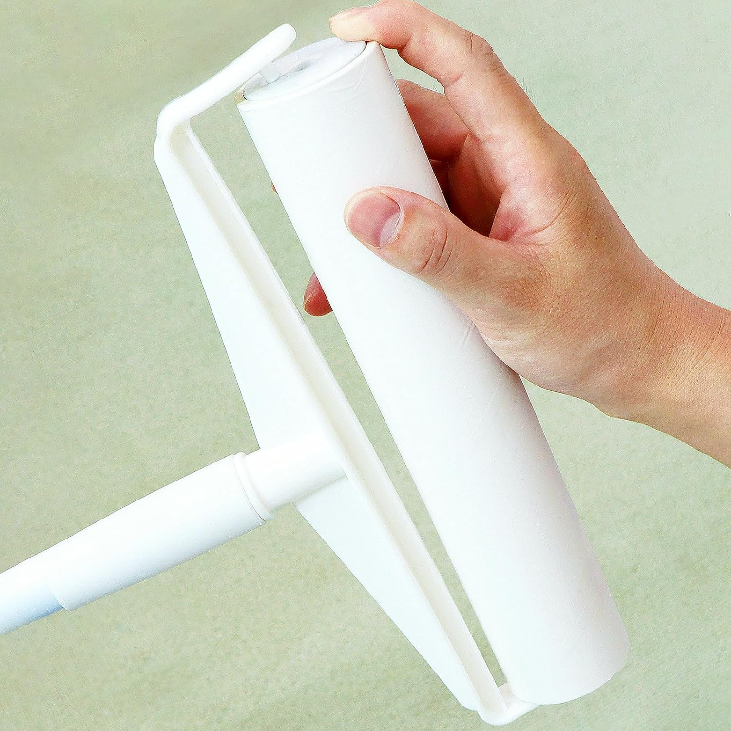 9.45 Inch Lint Roller Refills Only, Large Floor Lint Remover Roller Refills for Pet Hair, Extra Sticky 5 Rolls Total 300 Sticky Sheets image number 1