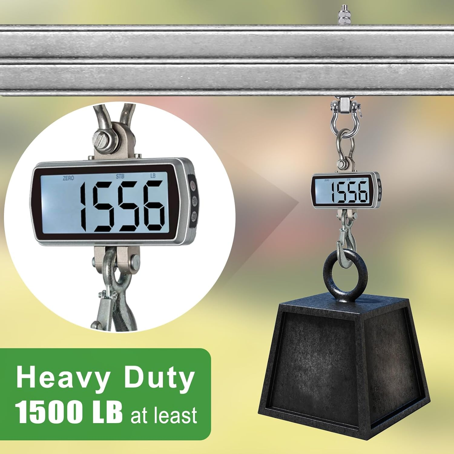 Dolibest Swing Hangers with Bearing - 4 Pack Stainless Steel 304 Hardware Hooks for Wood & Metal Beams, Ideal for Hanging Hammocks, Yoga Swings, Porch Swing, Boxing Bag 1500 LB Capacity 6.8&rsquo;&rsquo; image number 2