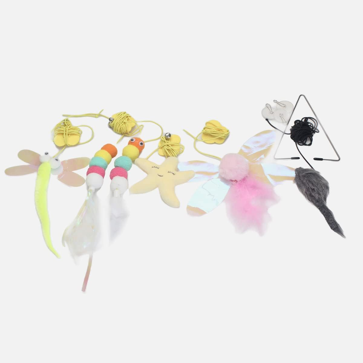 Emours Cat Doorframe Toy- Bouncy Hanging Toy for Doorways and Door Frames - Perfect for Indoor Cats and Playful Kittens