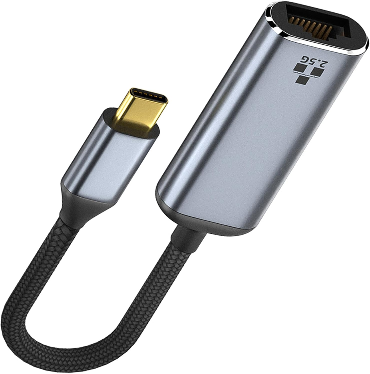 Tunghey USB-C to Ethernet Adapter 2.5 Gigabit, Blazing Fast Network Adapter 2.5G (Thund-Erbolt 4/3 Compatible), Sturdy Aluminum USB 4 to RJ45 Adapter, for Ma-Cbook Pro/Air, Laptops, PC, and More image number 5