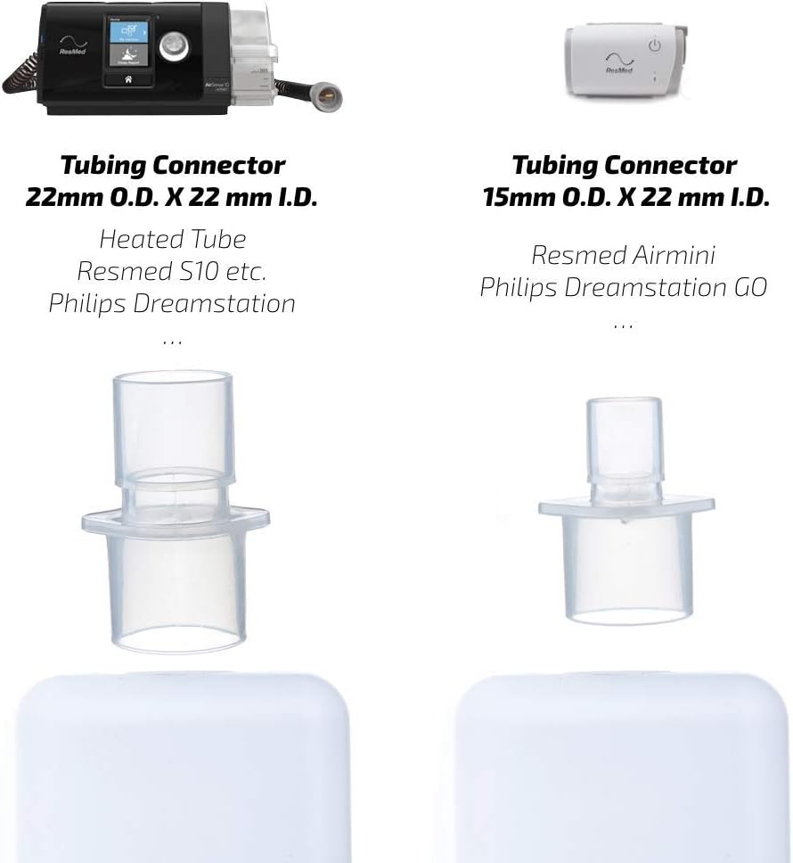 Rescare Hose Connectors & Tubing Adapters 4 Pack - 15Mm and 22Mm Tubing Diameters Connector image number 2
