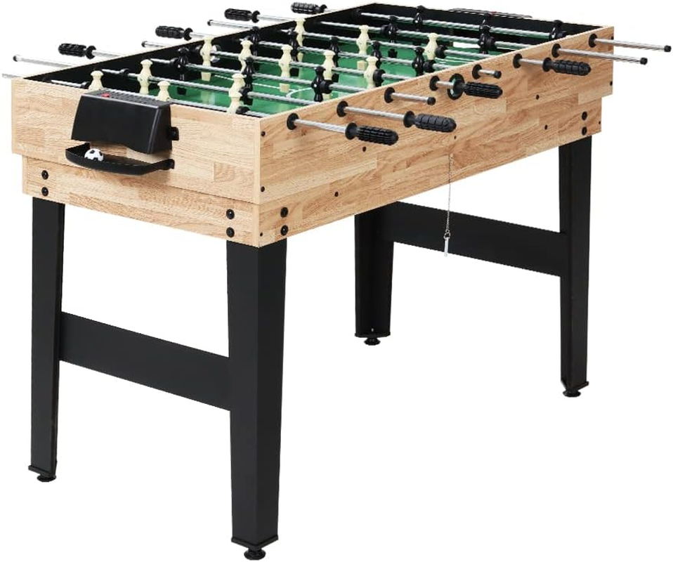 Foosball Table, 10-In-1 Football Soccer Ball Shuffleboard Tennis Bowling Chess Foose Tables Home Party Favour Kids Game Training Equipment Indoor Sport image number 1