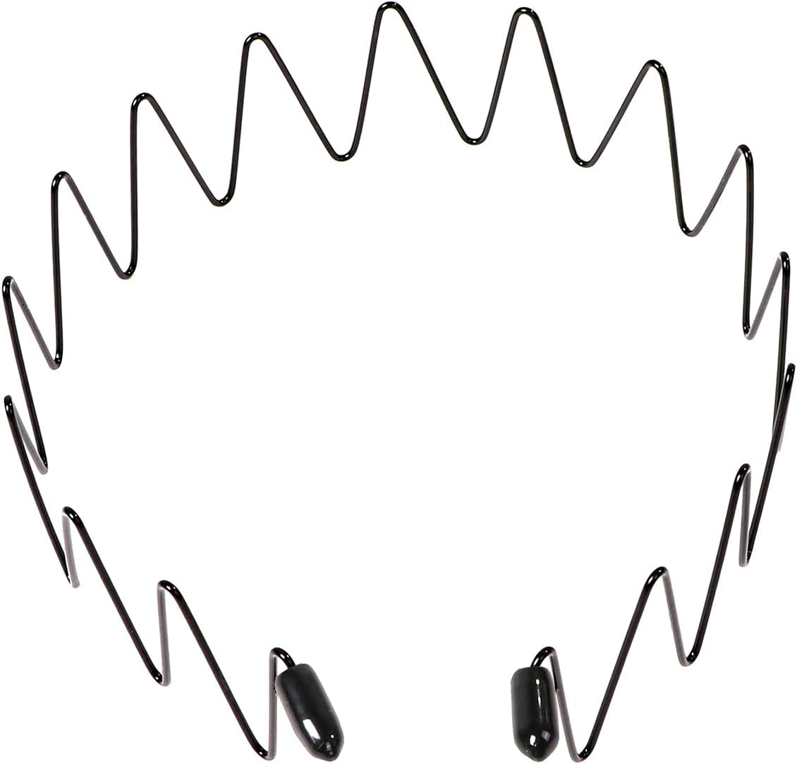 Men'S Slicked Back Headband, Outdoor Sports Fashion Pigtail Hair Band/Never Paint-Shedding Metal Head Buckle Clip for Mens Long Hair, Braid and Other Hair Styles Small Spring