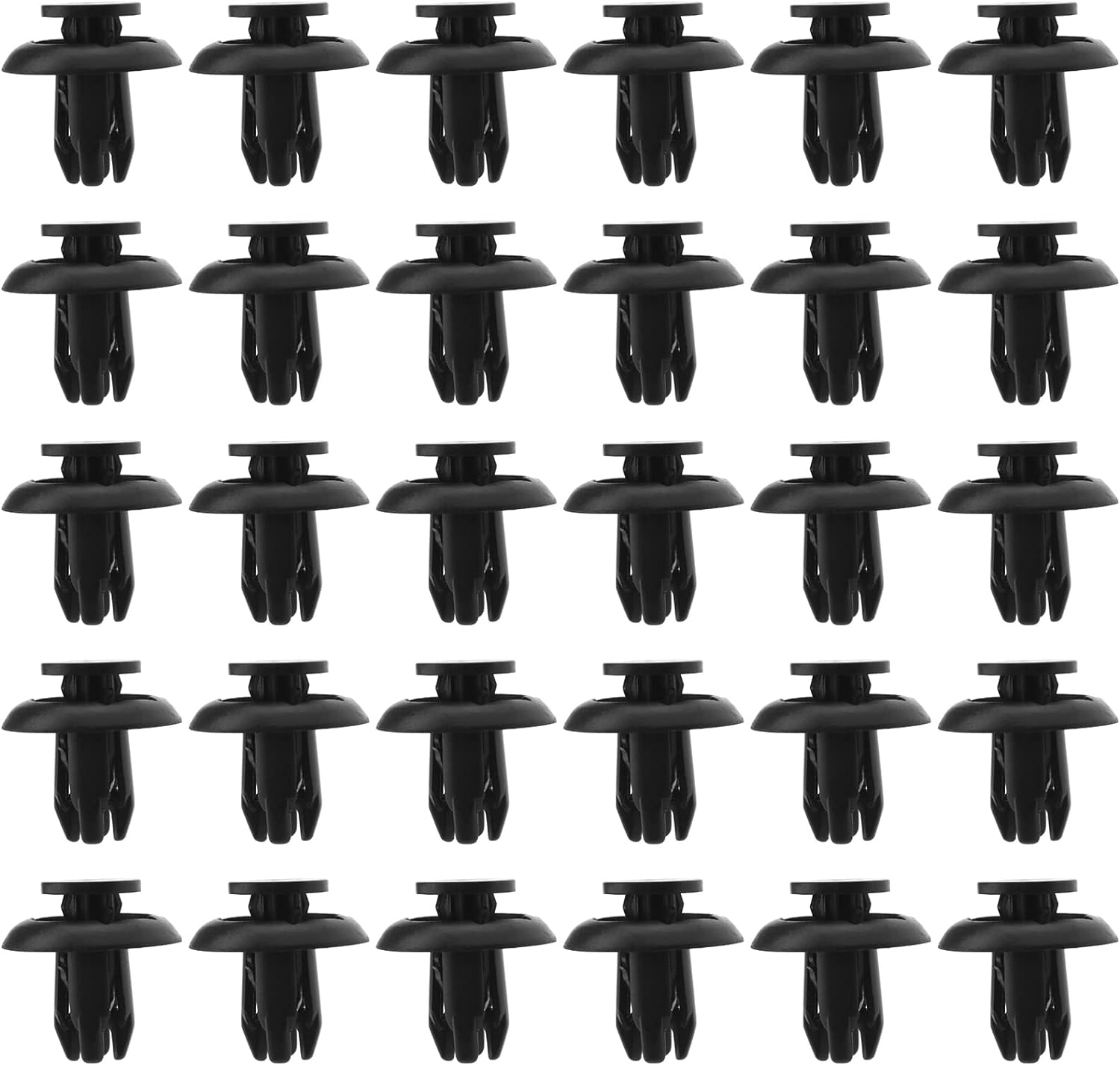Emagtech 30PCS Car Front Bumper Trim Fastener Clips 90118-WB048 B45A56146A Compatible with CX-3 CX-5 2 3 Fender Liner Splash Shield Bumper Cover Clip Retainer image number 1