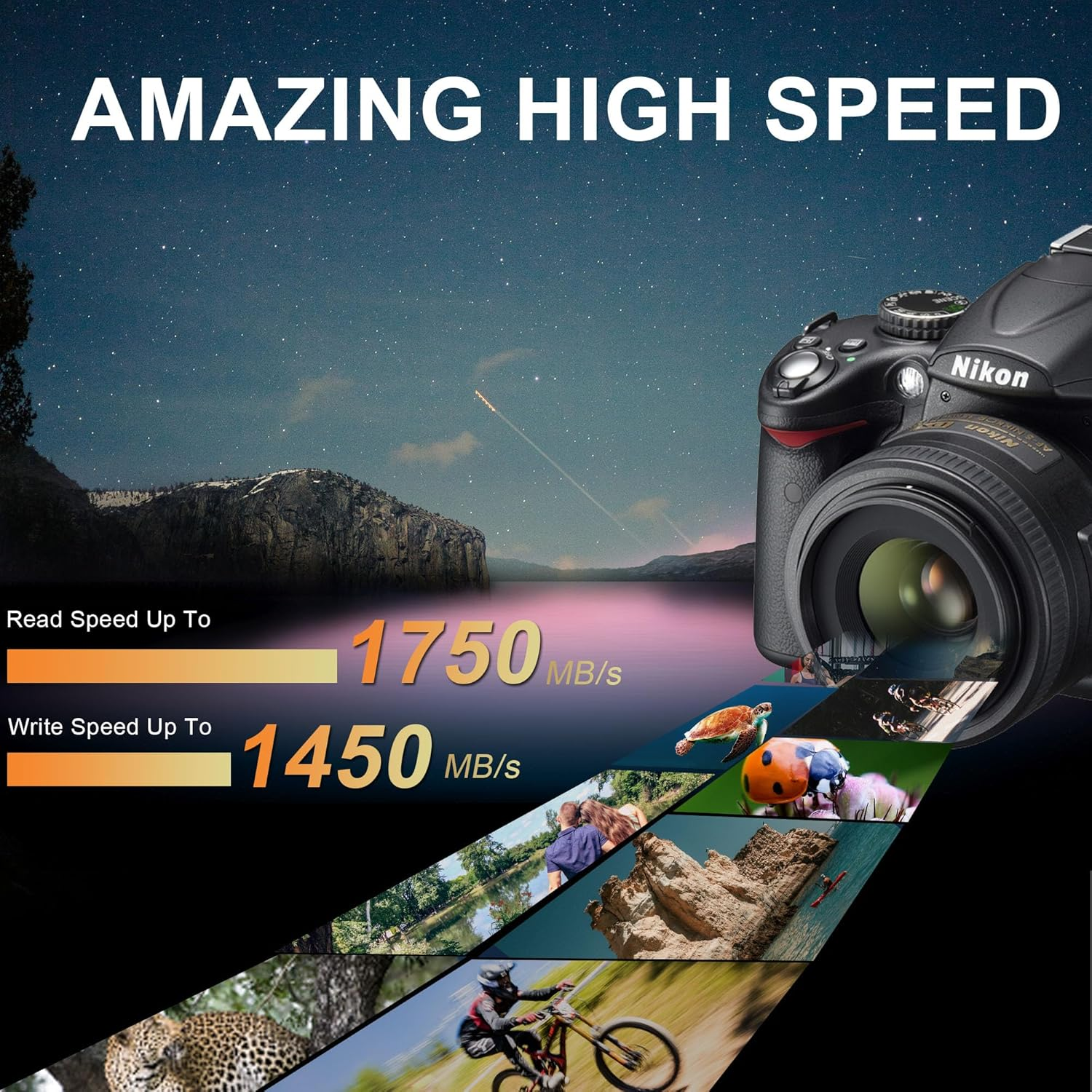 Cfexpress Type B 1TB Memory Card, up to 1750Mb/S Read, RAW 8K Video and Photo, Compatible with Camera, Professional Photography image number 3