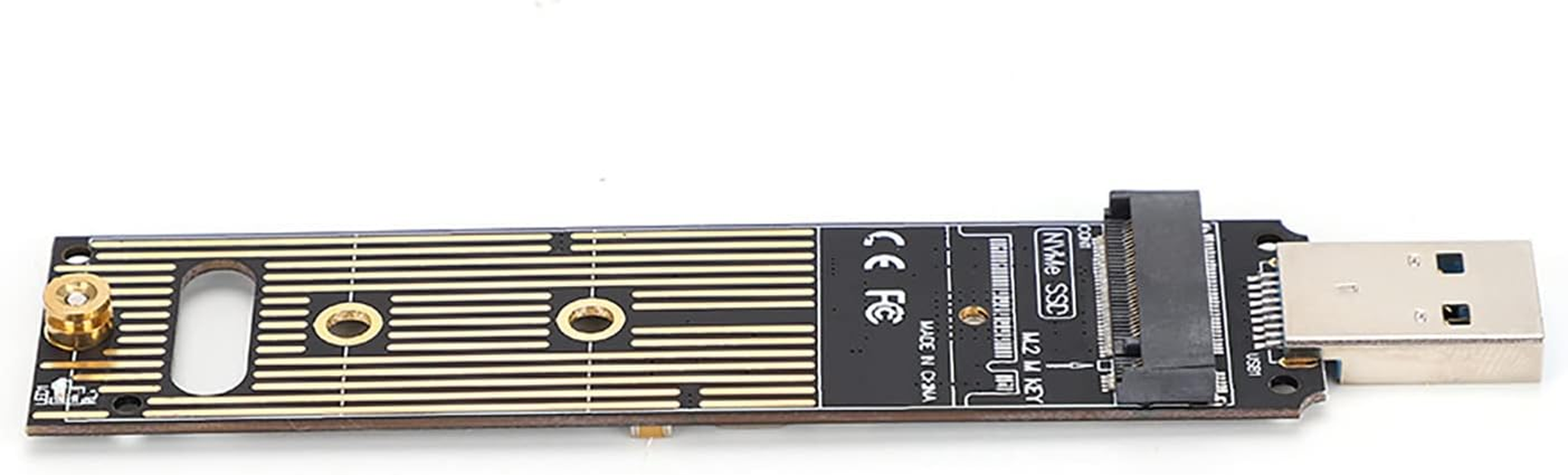 M.2 to USB Adapter, 10Gbps USB 3.1 Gen 2 Converter Reader, M.2 NVME SSD to USB Adapter Board for Galaxy 970 Series,960 Series,Crucial NVME SSD image number 3