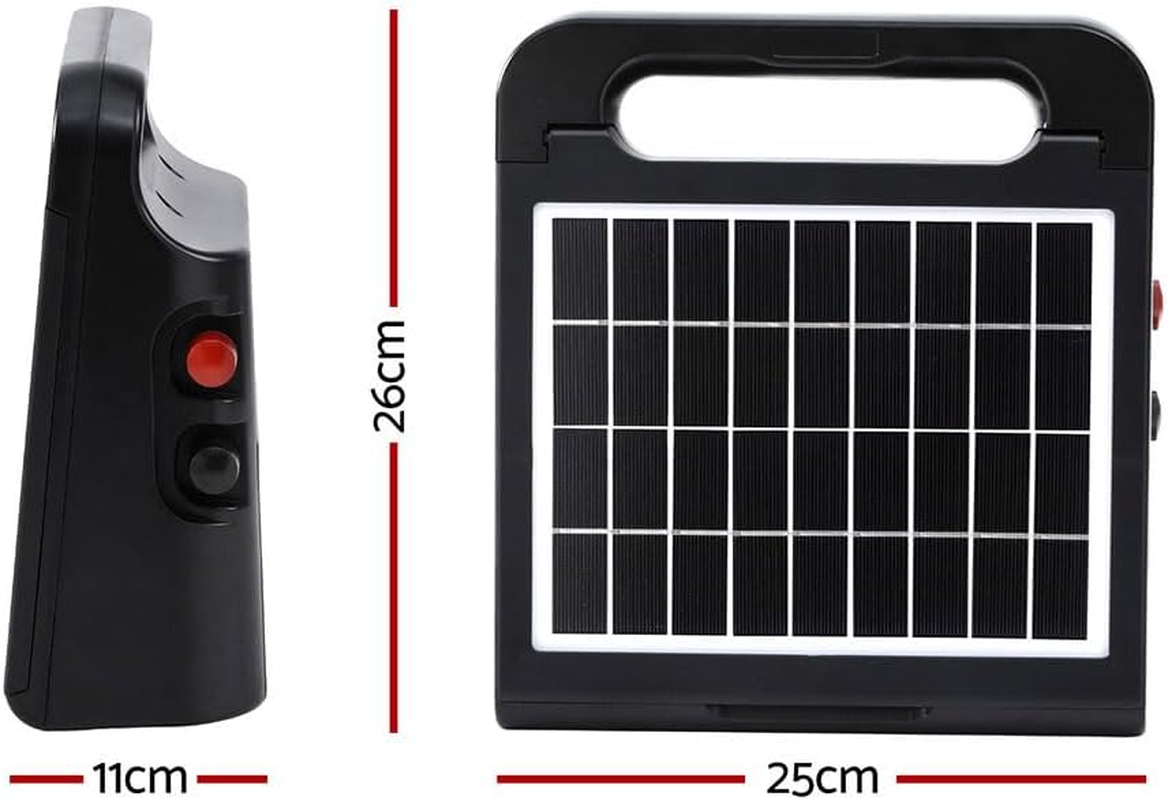 Giantz 5Km Electric Fence Energiser Solar Energizer Charger Farm Animal 0.3J image number 3