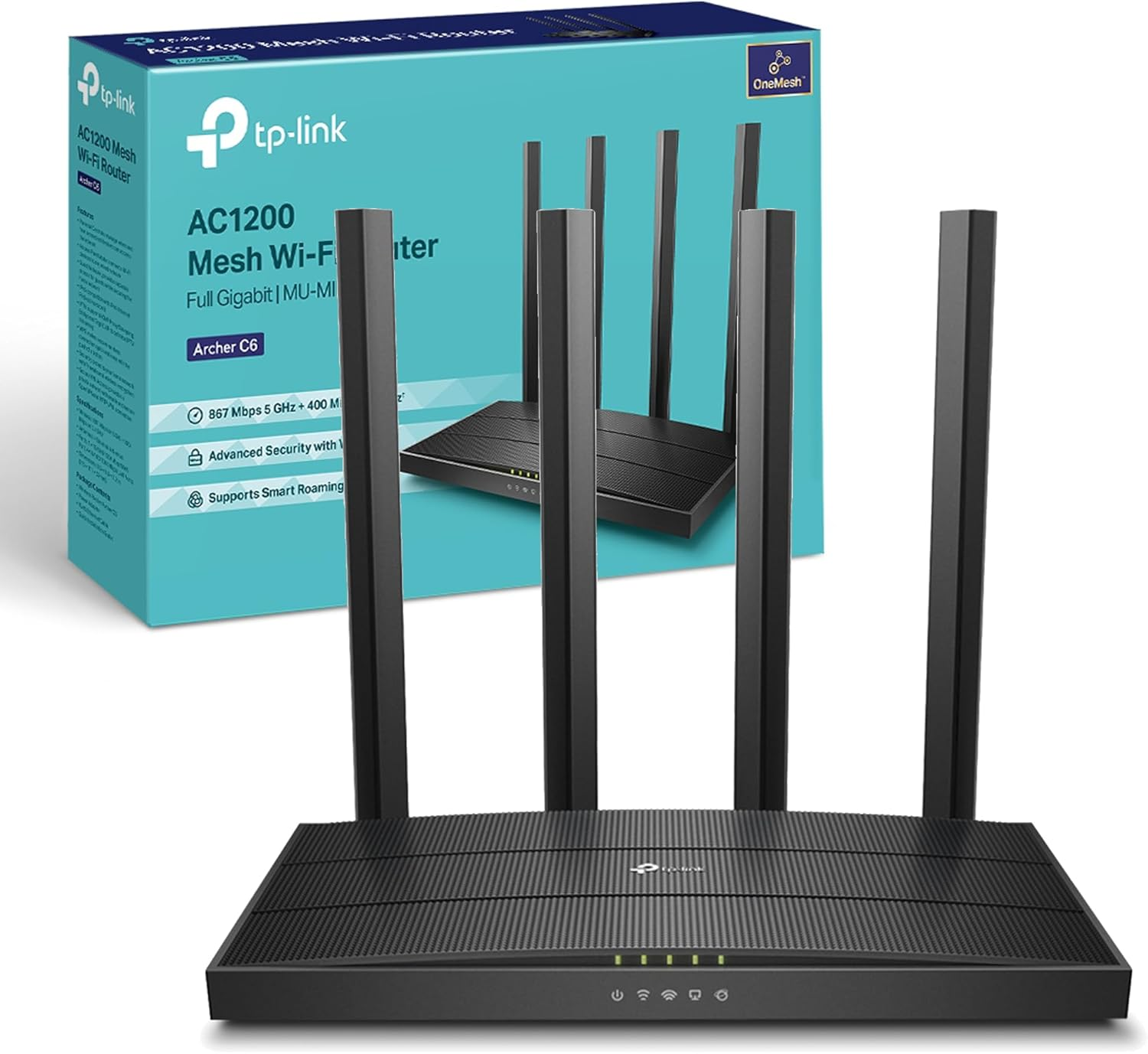 Tp-Link AX5400 Mbps Multi-Gigabit Wi-Fi 6 Router, Onemesh&trade; /VPN Supported, USB 3.0 Port, 1 Ghz Dual-Core CPU, Tp-Link Homeshield, Ideal for Gaming Xbox/Ps4/8K Steam, Plug and Play (Archer AX72 Pro) (UK Version) image number 6
