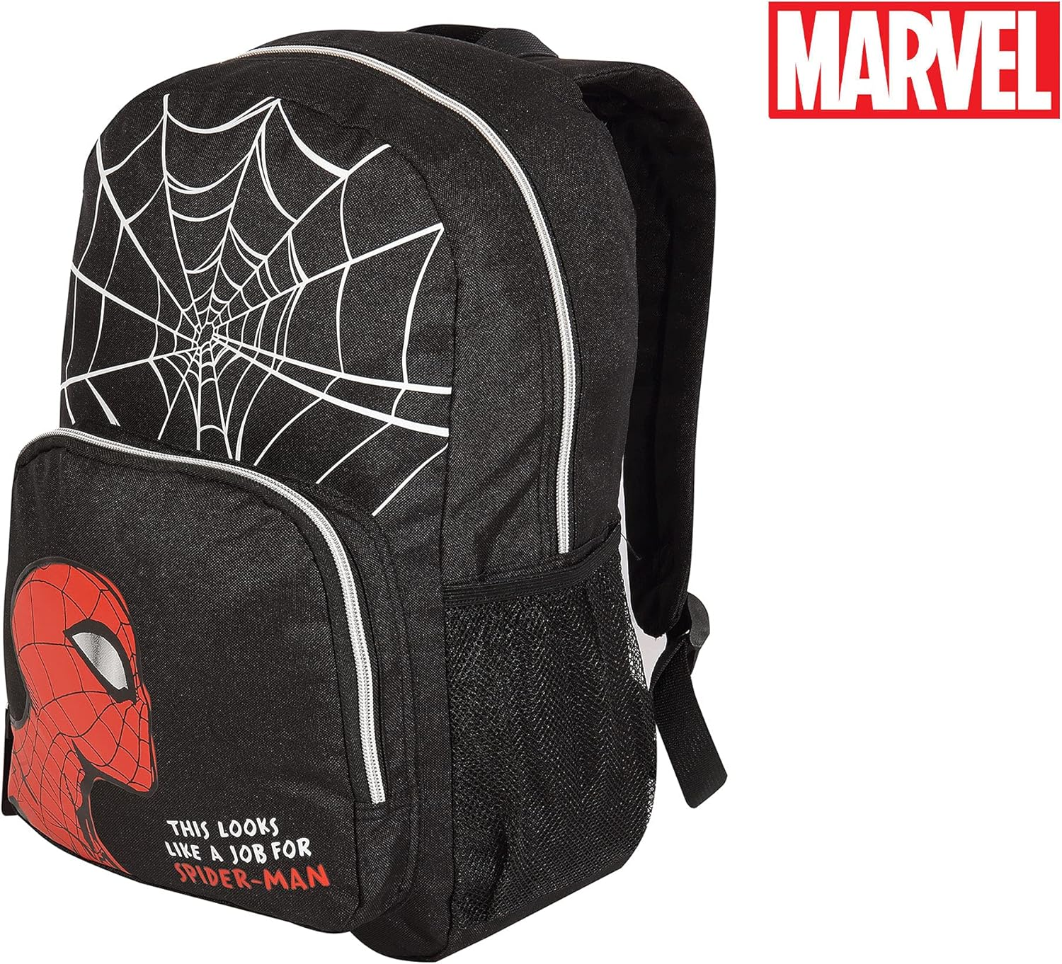 Marvel Comics Spider-Man Web Head Boys Backpack | Official Merchandise | Avengers Superhero Back to School Rucksack, Birthday Gift Idea for Boys image number 1