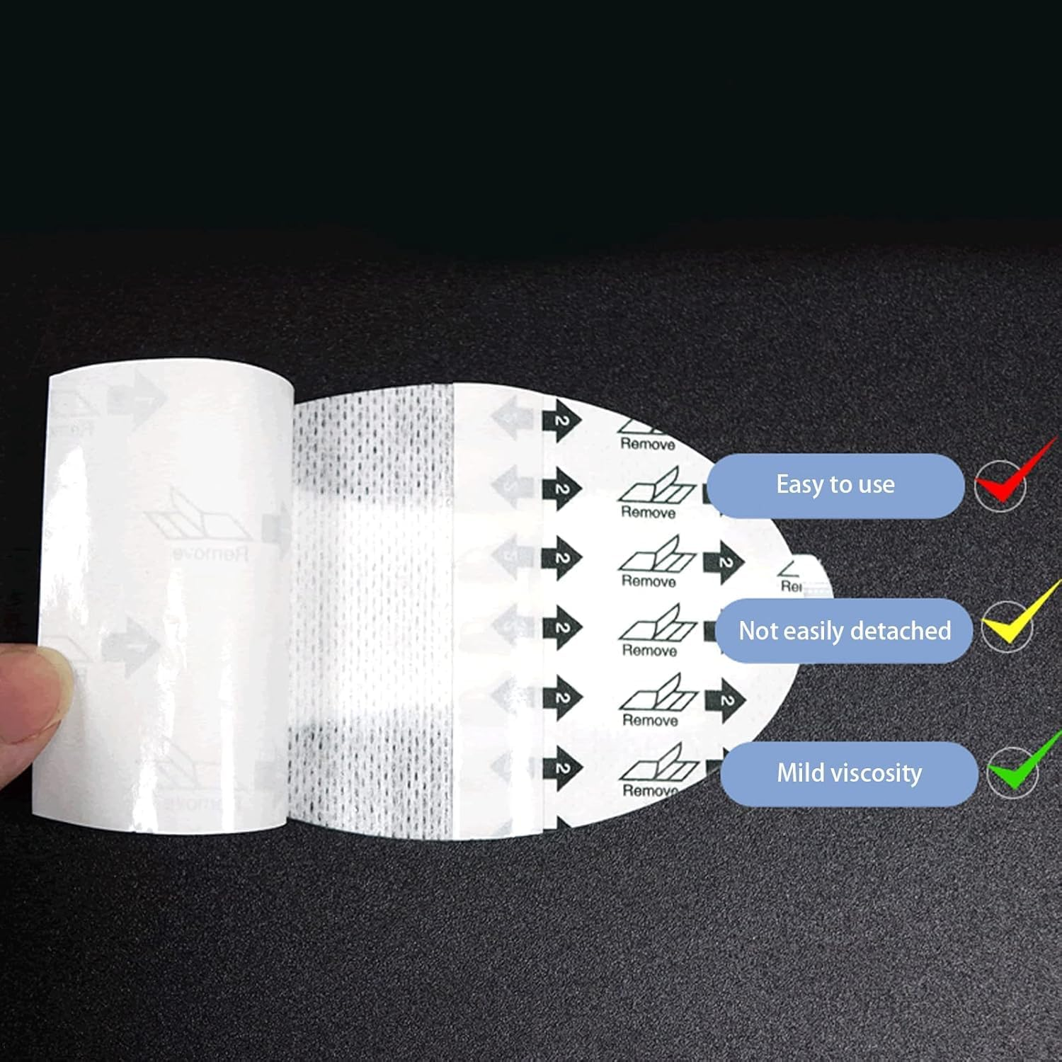 HDBHBH Foley Catheter Stabilization Device, Individually Packaged Urinary Leg Bag Holder,Statlock Catheter Holder Secure Adhesive Strap,Feeding Tube Accessories Supplies (10) image number 3