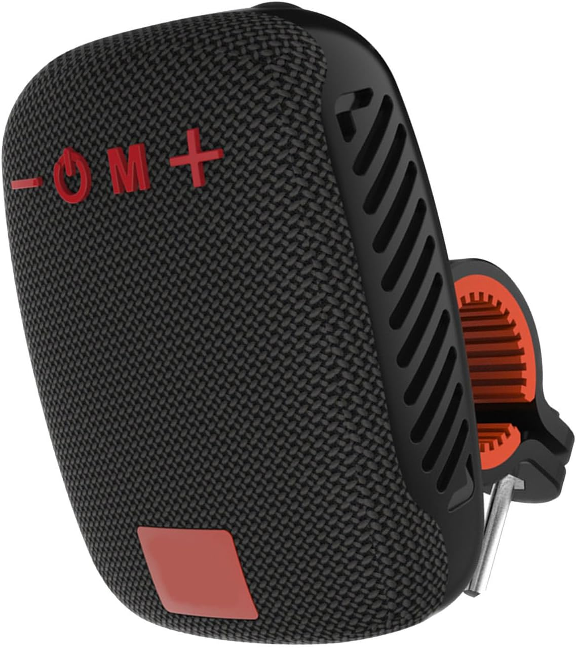 Portable Bike Bluetooth Speaker, Waterproof Motorcycle Speaker, 2H Play Time, Dual Pairing, Support FM Radio, TF Card (Black)